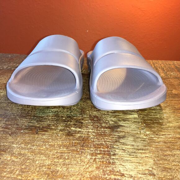 OOFOS Ooahh Slide Sandal Lavender Purple Sport Flex Recovery Mens 13 Gorpcore - Picture 4 of 7
